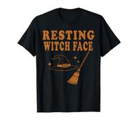 Resting Witch Face Costume Halloween Camiseta
