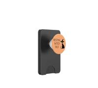 Resting Witch Face Halloween Black Cat Witchy Cat Orange Cat PopSockets PopWallet para MagSafe