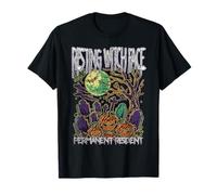 Resting Witch Face Permanent Resident Happy Halloween Espeluznante Camiseta