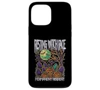 Resting Witch Face Permanent Resident Happy Halloween Espeluznante Carcasa para iPhone 13 Pro MAX