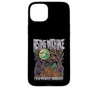 Resting Witch Face Permanent Resident Happy Halloween Espeluznante Carcasa para iPhone 15 Plus