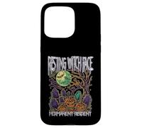 Resting Witch Face Permanent Resident Happy Halloween Espeluznante Carcasa para iPhone 15 Pro MAX