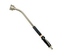 RESTMO Lanza de Riego de Jardín, varita de pulverización de ducha suave y completa de 61 cm con control de flujo del pulgar, pistola de pulverización de tubo de manguera resistente para macetas