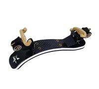 Resto del hombro del violín Altura ajustable Ergonómico Suave Acolchado Soporte de hombro para 1/2 Violín Hecho de Metal ABS y Esponja (Estilo de fibra de carbono)