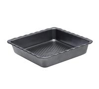 RESTO Molde rectangular para horno resistente a los arañazos, molde para lasaña, antiadherente, cuadrado, molde de tiramisú de acero al carbono, para pizza, lasaña, brownie y cazuela