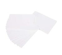 Restokki 100pcs White Cardstock Paper Ciñón grueso de la cubierta suave para la cubierta del libro Sobre Photobook Sobre 100 Hojas Tamaño de 15 x 10 cm Color blanco (Straight Angle)