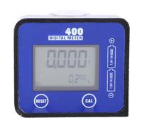 Restokki Blue LCD Display Aluminum Alloy Fuel Flowing Meter 1/2-inch Control and Measure Low Flowing Suitable for High Viscosity Liquids