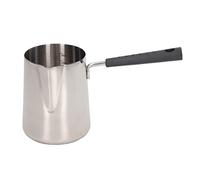 Restokki Coffee Milk Stainless Steel Frothing Pitcher, Long Handle Latte Cup with Scale for Coffee Lovers (600ML)