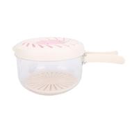Restokki Fruit Washing Bowl Strainer Multipurpose Container for Kitchen Fridge (Pink)