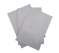Restokki Juego de 3 Parches de Reparación de PVC Impermeable, Sin Autoadhesivo, Adecuado para Bote Inflable, Kayak, Piscina y Colchón de Aire, Color Gris