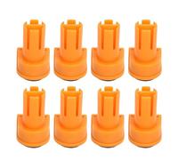 Restokki Woodworking Desktop Stop High Strength 8 Pcs Bench Dog 19mm Workbench Peg Brake Stop Tenon Orange Black Nylon