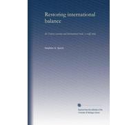 Restoring international balance: the Taiwan economy and international trade : a staff study