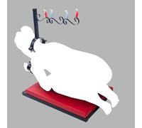 Restraint Frame Handcuffs Collar Candle Holder Dripping Wax Punishment Sex Toy Kneeling Chair SM Torture Device Fetish For Erotic BDSM Games Training Sexy Firm Restraint Frame