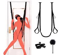 Rèstráints Sèx Kit de Columpio Colgante de Nailon con Tapa para los Ojos y Pluma para Parejas