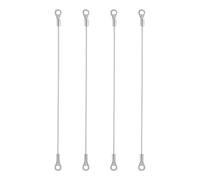 Restricción de puerta de gabinete, protector de ángulo de apertura de puerta, limitador de bisagra de gabinete, limitador de bisagra de puerta, cable de sujeción de acero inoxidable (4 piezas)