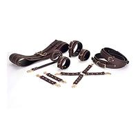 Restricciones Sex Set Set Sexo Extremo con Esposas, Anillo de Muslo, Cinturón, Restricciones para Mujer Fetiche Sm Juguetes Sexuales para Mujeres Sexo Extremo