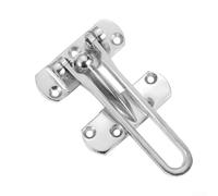 Restrictor de puerta para seguridad infantil que evita aberturas no autorizadas (plata)