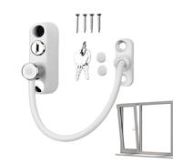Restrictor de ventana - Cerradura de seguridad de acero inoxidable