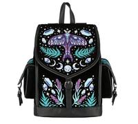 Restyle Mochila Bosque Encantado Terciopelo Gótico Bruja Polilla Bordado