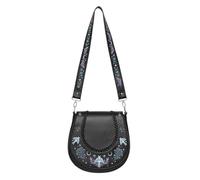 Restyle Moonglow Saddle Bag - Bolso bandolera gótico de polilla lunar, bolso brujo