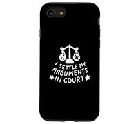 Resuelvo mis argumentos en la Corte - Tenis Divertido Carcasa para iPhone SE (2020) / 7/8