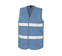 Result - Chaleco de Seguridad Alta Visibilidad Motorist para Adultos Unisex (S, M) (Azul Cielo)