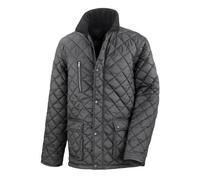 Result Cheltenham - Chaqueta acolchada para hombre, con forro polar en el interior, impermeable, resistente al viento, Hombre, color negro, tamaño XX-Large