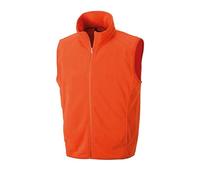 Result Core - Chaleco de Micropolar para Adultos Unisex (L) (Naranja)