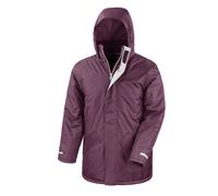Result Core unisex invierno largo parka r207x - chaqueta impermeable capucha abr