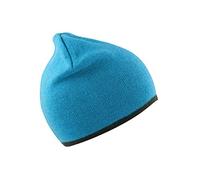 Result Ergebnis RC046 - Gorro Reversible (Talla única), Unisex Adulto, Color Capaqua/Grey, tamaño Talla única