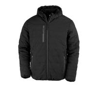Result Genuine Recycled brújula negra acolchada chaqueta de invierno enano