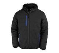 Result Genuine Recycled brújula negra acolchada chaqueta de invierno enano