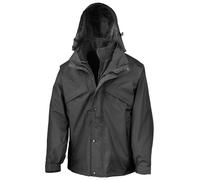 Result hombre 3 en 1 chaqueta de clip cremallera r068x - invierno abrigo imperme
