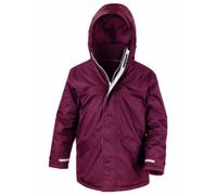 Result R207j - Parka de Invierno para niños, Infantil, Color Granate, tamaño Large/Size 9/10