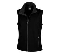 Result R232f - Chaleco para Mujer, Liso, Mujer, Color Negro/Negro, tamaño S/Talla 10