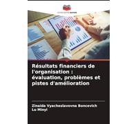 Résultats financiers de l'organisation : évaluation, problèmes et pistes d'amélioration