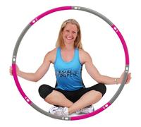 ResultSport Aro Hula Hoop Fitness Lastrado Adulto, 1,2kg, 100cm