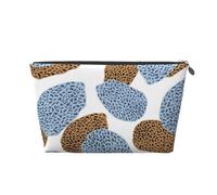 Resumen de la Mejor y Moderna Piel de Leopardo, Bolsa de artículos de tocador Bolsa de Maquillaje Bolsa de cosméticos Bolsa de artículos de tocador de Viaje portátil