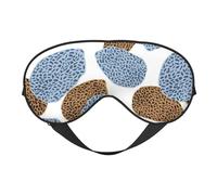 Resumen de la mejor y moderna piel de leopardo, Cubreojos completos Antifaz bloqueador de luz Antifaz para dormir Antifaz suave con los ojos vendados Noche