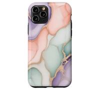 Resumen de mármol melocotón menta Carcasa para iPhone 11 Pro