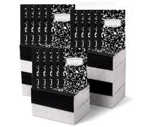 Resurhang Paquete de 200 mini cuadernos de composición con bolsillo a granel, bloc de notas de composición con rayas universitarias, 4.5 x 3.25 pulgadas, cuadernos pequeños de 30 hojas/60 páginas