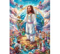 Resurrección de Jesús Rompecabezas 300 Piezas Cartón para Niños Mayores 14 Años Animal de compañías Noches De Cita Antiestrés Pack Completo Detalle Único Original 300 PCS