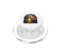Resurrección Tumba Vacía Cruz Catedral Mosaico Arte Fe PopSockets PopGrip para MagSafe