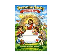 Resurrection Sunday: A Christian Easter Coloring Book for Kids and Toddlers
