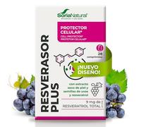 Resverasor Plus, 28 comprimidos, Soria Natural | Resveratrol - Acción antioxidante - Bienestar cardiovascular - Piel y vitalidad - Protección celular
