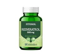 Resveratrol 500 mg FITOSOL | 60 Cápsulas Vegetales | Extracto Polygonum cuspidatum 98% | Antioxidante Natural | Sin Gluten | Apto Veganos