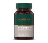 Resveratrol Bonusan 100 mg - Pack de 2 Unidades (120 Cápsulas en Total), Formato Ahorro con Trans-Resveratrol Puro de Origen Vegetal para el Bienestar Vascular y la Protección Celular