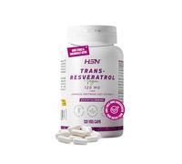 Resveratrol de HSN Essentials - 120mg - Polygonum Cuspidatum - Sin Gluten, Sin Lactosa, Apto Veganos, 120 cápsulas