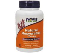 Resveratrol natural con extracto de vino tinto, 200mg - 120 vcaps