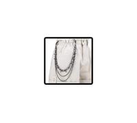 Resweky Multi-layer Rivet Pants Chain Hip Hop Gothic Punk Tassel Trouser Chain Metal Waist Chain Wallet Chain Body Jewelry for Women and Men Gifts, L, Aleación, No es una piedra preciosa